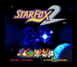 Star Fox 2 [Homebrew] title screen for Super Nintendo
